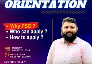 PSC ORIENTATION (2024-25)